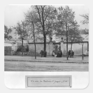 Adesivo Quadrado Bulevar Santo-Jacques