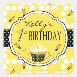 Adesivo Quadrado Bumble Bee Sticker SQ1