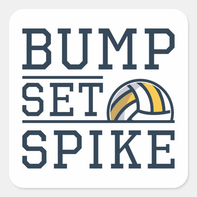 Adesivo Quadrado Bump Set Spike (Frente)