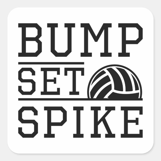 Adesivo Quadrado Bump Set Spike (Frente)