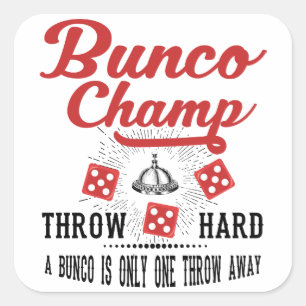 Adesivo Quadrado Bunco Champ