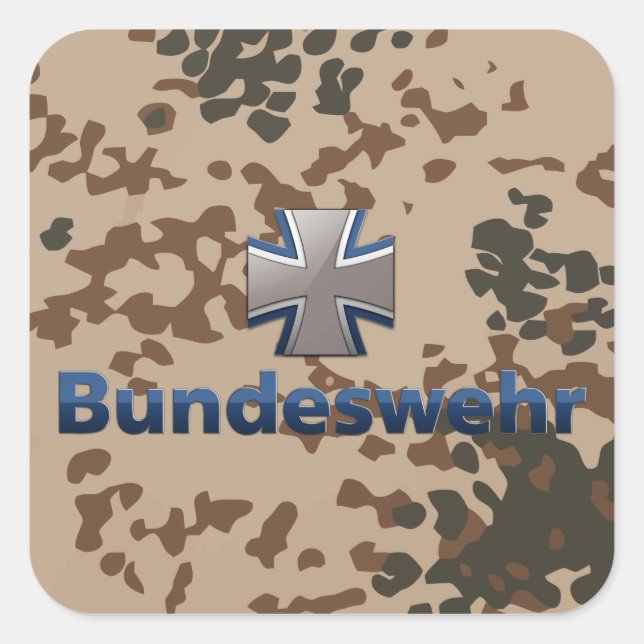 Adesivo Quadrado Bundeswehr Emblem (Frente)