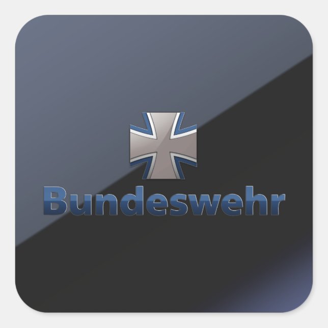 Adesivo Quadrado Bundeswehr Emblem (Frente)