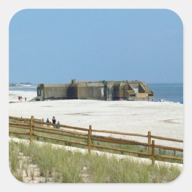 Adesivo Quadrado Bunker de Cabo maio (Frente)