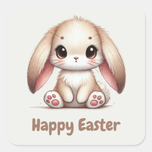 Adesivo Quadrado Bunny Eared Wonder