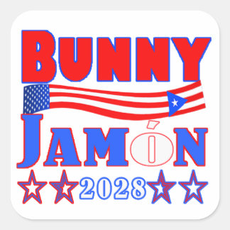 Adesivo Quadrado bunny jamon sticker