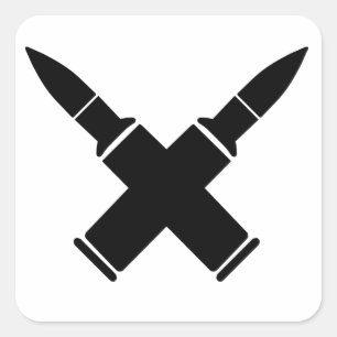 Adesivo Quadrado Buraco de bala