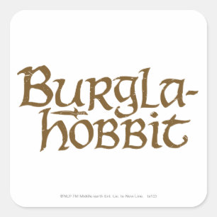 Adesivo Quadrado Burgla Hobbit