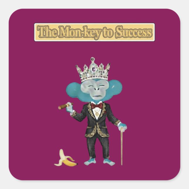 Adesivo Quadrado Business Card (Frente)