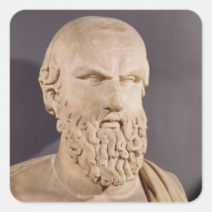 Adesivo Quadrado Busto de Aeschylus