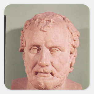 Adesivo Quadrado Busto de Eschinus, c.480-476 BC