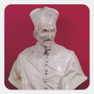 Adesivo Quadrado Busto de Francesco cardinal Barberini