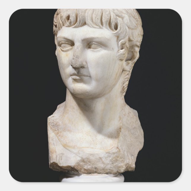 Adesivo Quadrado Busto de Germanicus (Frente)