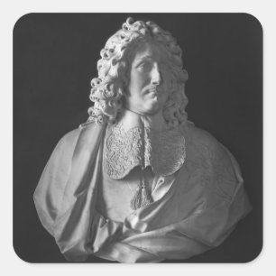 Adesivo Quadrado Busto de Jean-Baptiste Colbert de Torcy