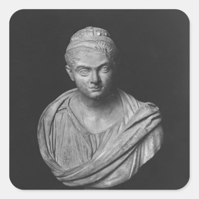 Adesivo Quadrado Busto de Julia Mamaea (Frente)