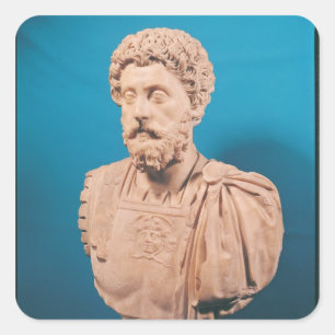 Adesivo Quadrado Busto de Marcus Aurelius