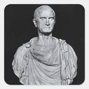 Adesivo Quadrado Busto de Marcus Licinius Crassus