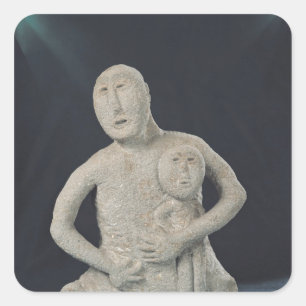 Adesivo Quadrado Busto de uma Deusa Mãe