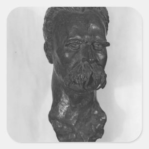 Adesivo Quadrado Busto do alemão de Friedrich Nietzsche