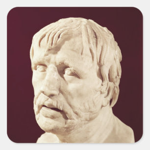 Adesivo Quadrado Busto do Seneca