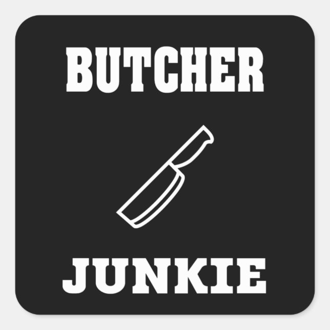 Adesivo Quadrado Butcher (Frente)