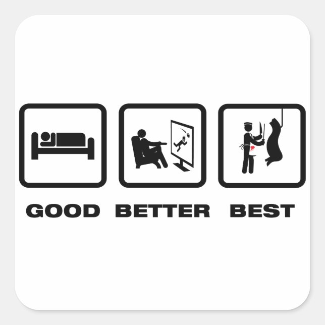 Adesivo Quadrado Butcher (Frente)