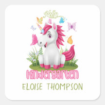 Butterfly Unicorn Jardim de Infância de volta à es