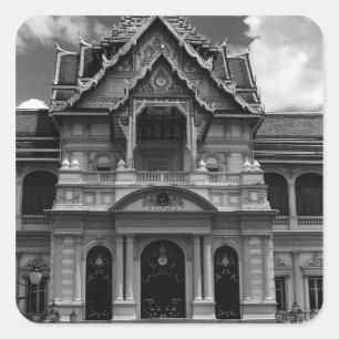 Adesivo Quadrado BW Tailândia Bangkok Grupo Chakri 1970