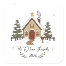 Cabana de Natal Aconchegante Personalizada