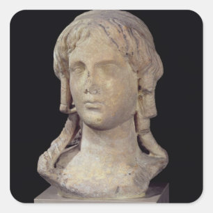 Adesivo Quadrado Cabeça de Berenice mim ou Cleopatra mim