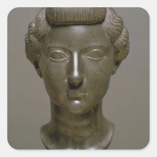 Adesivo Quadrado Cabeça de Livia Drusilla (ANÚNCIO 56 BC-29)