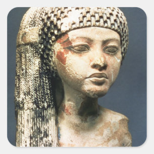 Adesivo Quadrado Cabeça de uma princesa da família de Akhenaten, 