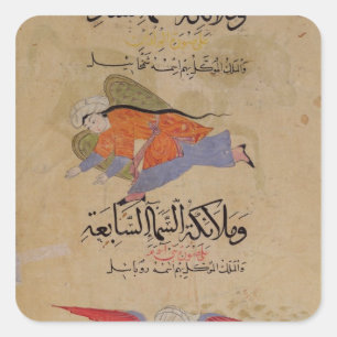 Adesivo Quadrado Cabeça dos anjos do sexto céu e da cabeça