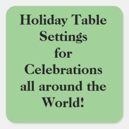 Adesivo Quadrado Cabeçalho de Coleção 4