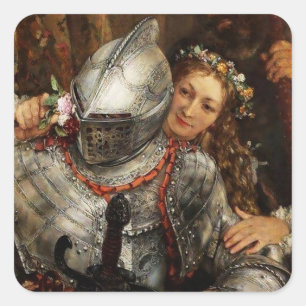 Adesivo Quadrado Cabra-Cega por Adolph Menzel