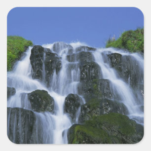 Adesivo Quadrado Cachoeira, Portree, Ilha de Skye, Highlands,