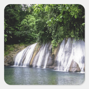Adesivo Quadrado Cachoeira Reach, Port Antonio, Jamaica