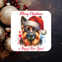 Cachorro german shepherd no Natal