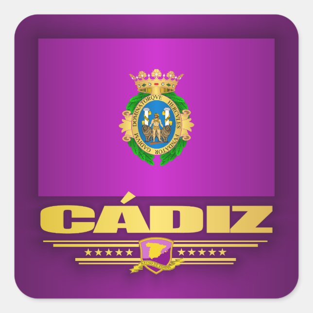 Adesivo Quadrado Cádiz (Frente)