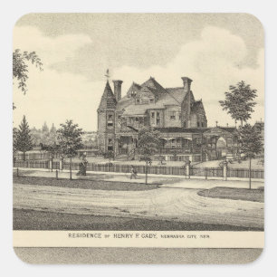 Adesivo Quadrado Cady e Kilpatrick, Nebraska
