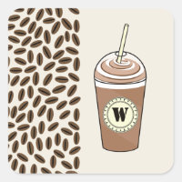 Café Com Ice Monograma Para Ir E Café Feijão