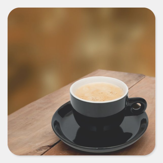 Adesivo Quadrado café expresso (Frente)