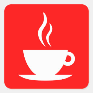 Adesivo Quadrado café mod