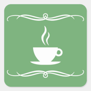 Adesivo Quadrado café mod
