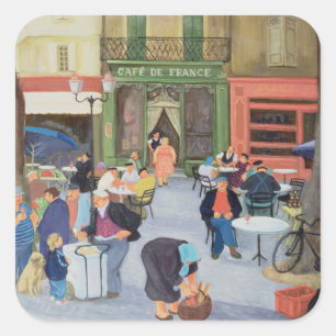 Adesivo Quadrado Café Provence