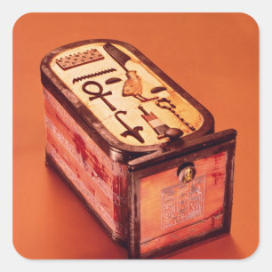 Adesivo Quadrado caixa Cartouche-dada forma