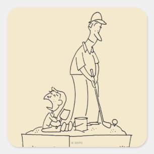 Adesivo Quadrado Caixa de areia