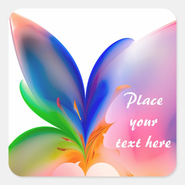 Adesivo Quadrado Caixa de Presente do Grande Arco (Frente)