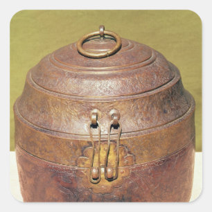 Adesivo Quadrado Caixa do turbante de Moghul