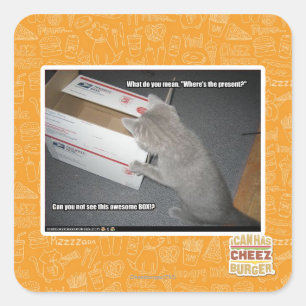 Adesivo Quadrado Caixa Incrível